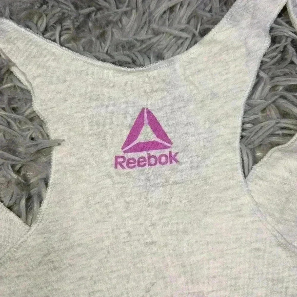 Reebok women's size small light gray workout tank top light weight - Picture 5 of 5